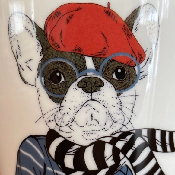 Signature Housewares Incorporated Hipster Animal Boston Terrier Coffee Mug Cup - Picture 2 of 14